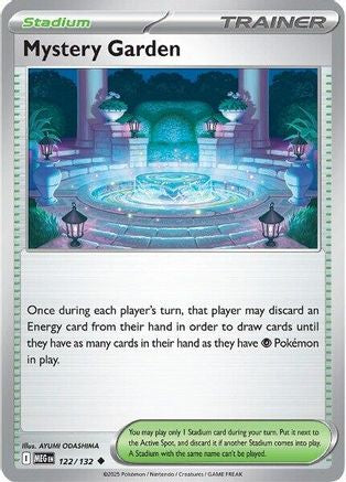 Mystery Garden - 122/132 [ME01 Mega Evolution] Pokemon Single Pokémon