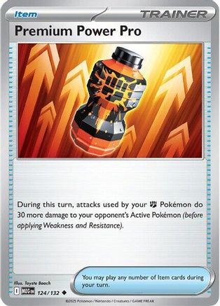 Premium Power Pro - 124/132 [ME01 Mega Evolution] Pokemon Single Pokémon