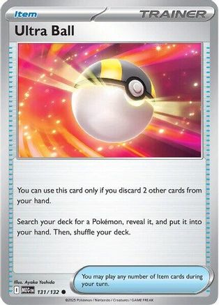 Ultra Ball (131) Reverse Holofoil [ME01 Mega Evolution] Pokemon Single Pokémon