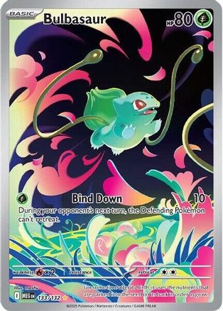Bulbasaur - 133/132 Holofoil [ME01 Mega Evolution] Pokemon Single Pokémon