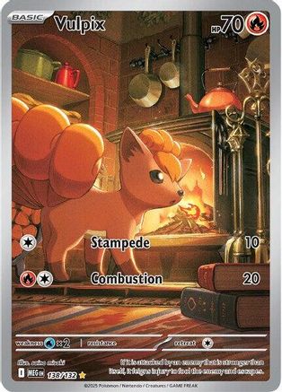 Vulpix - 138/132 Holofoil [ME01 Mega Evolution] Pokemon Single Pokémon