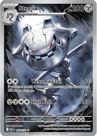 Steelix - 150/132 (150) - [ME01 Mega Evolution] Holofoil Pokemon Single Pokémon