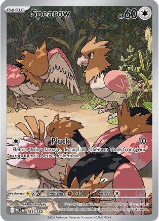 Spearow - 151/132 Holofoil [ME01 Mega Evolution] Pokemon Single Pokémon