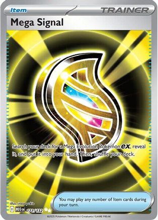 Mega Signal - 171/132 (171) - [ME01 Mega Evolution] Holofoil Pokemon Single Pokémon