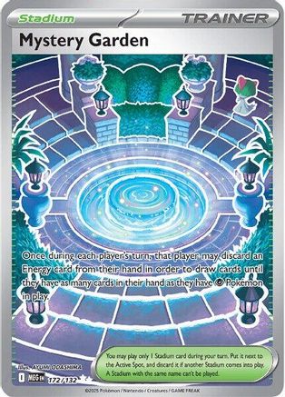 Mystery Garden - 172/132 Holofoil [ME01 Mega Evolution] Pokemon Single Pokémon