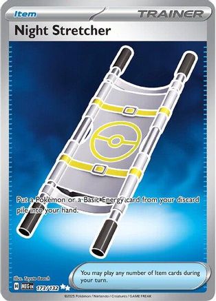 Night Stretcher (173) - [ME01 Mega Evolution] Holofoil Pokemon Single Pokémon