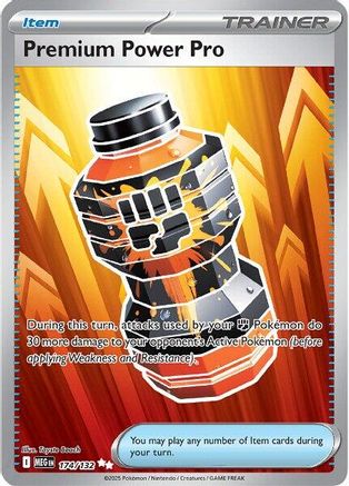 Premium Power Pro - 174/132 Holofoil [ME01 Mega Evolution] Pokemon Single Pokémon