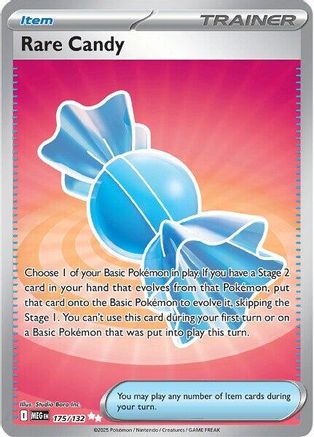 Rare Candy - 175/132 Holofoil [ME01 Mega Evolution] Pokemon Single Pokémon