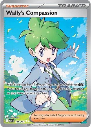 Wally's Compassion - 176/132 Holofoil [ME01 Mega Evolution] Pokemon Single Pokémon