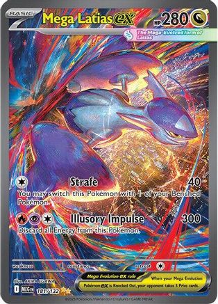 Mega Latias ex - 181/132 Holofoil [ME01 Mega Evolution] Pokemon Single Pokémon