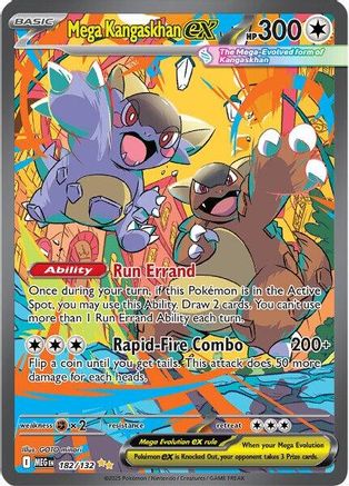 Mega Kangaskhan ex - 182/132 Holofoil [ME01 Mega Evolution] Pokemon Single Pokémon