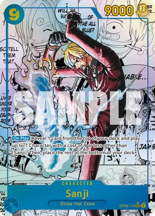 Sanji (Manga) (OP06-119) [Premium Booster -The Best- Vol. 2] Foil One Piece Single Bandai
