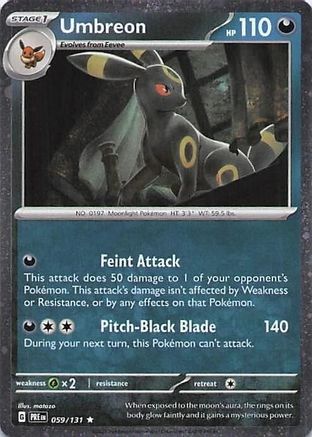 Umbreon - 059 (Cosmos Holo) (59) Holofoil [Misc: Cards & Products] Pokemon Single Pokémon