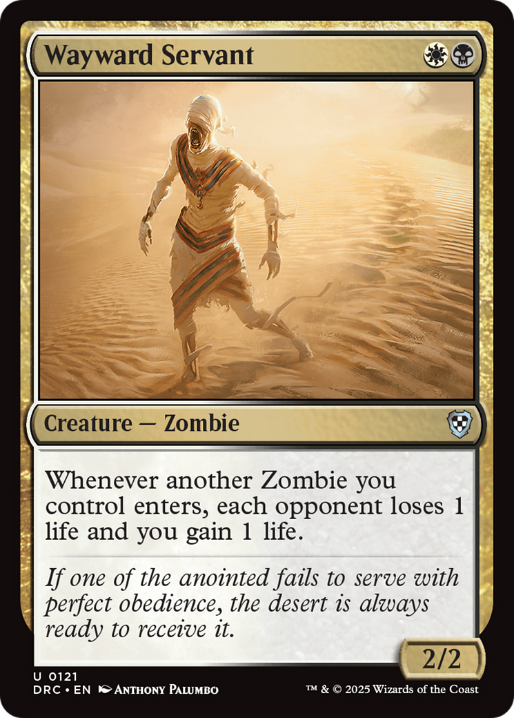 Wayward Servant (DRC-121) [Commander: Aetherdrift] MTG Single Wizards of the Coast
