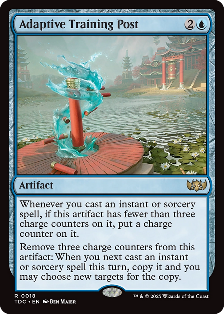 Adaptive Training Post (TDC-018) [Commander: Tarkir: Dragonstorm] MTG Single Wizards of the Coast
