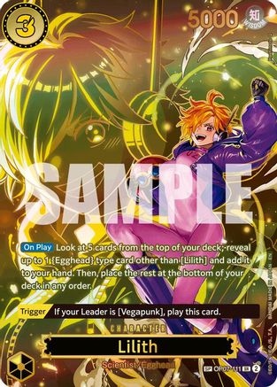 Lilith - OP07-111 (SP) (OP07-111) [Carrying On His Will] Foil One Piece Single Bandai