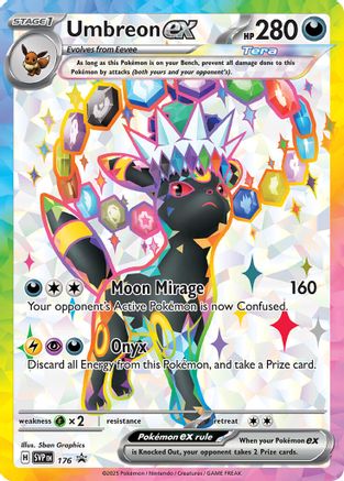 Umbreon ex - 176 (SVP) Holofoil [Promos: SV Promo Cards] Pokemon Single Pokémon
