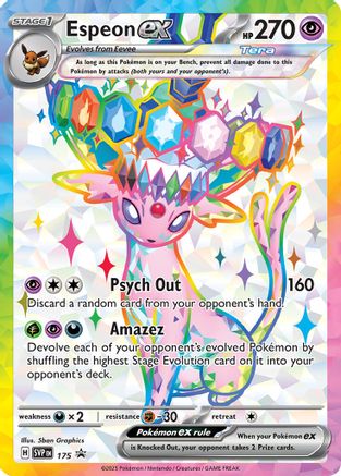 Espeon ex - 175 (SVP) Holofoil [Promos: SV Promo Cards] Pokemon Single Pokémon