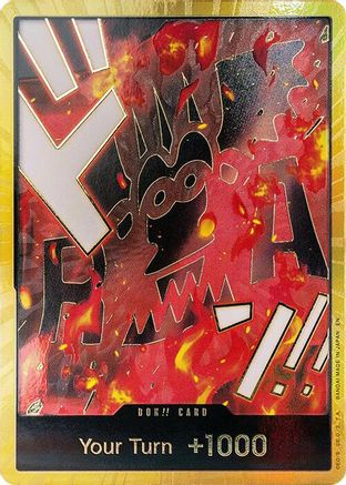 DON!! Card (Dragon) (Gold) [Premium Booster -The Best- Vol. 2] Foil One Piece Single Bandai