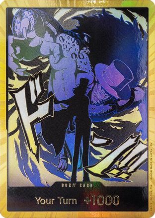 DON!! Card (Rob Lucci) (Gold) [Premium Booster -The Best- Vol. 2] Foil One Piece Single Bandai