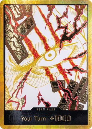 DON!! Card (Shanks) (Gold) [Premium Booster -The Best- Vol. 2] Foil One Piece Single Bandai