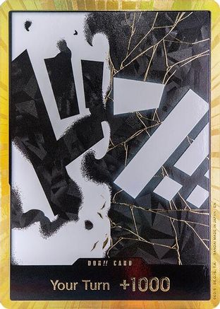 DON!! Card (Teach) (Gold) [Premium Booster -The Best- Vol. 2] Foil One Piece Single Bandai