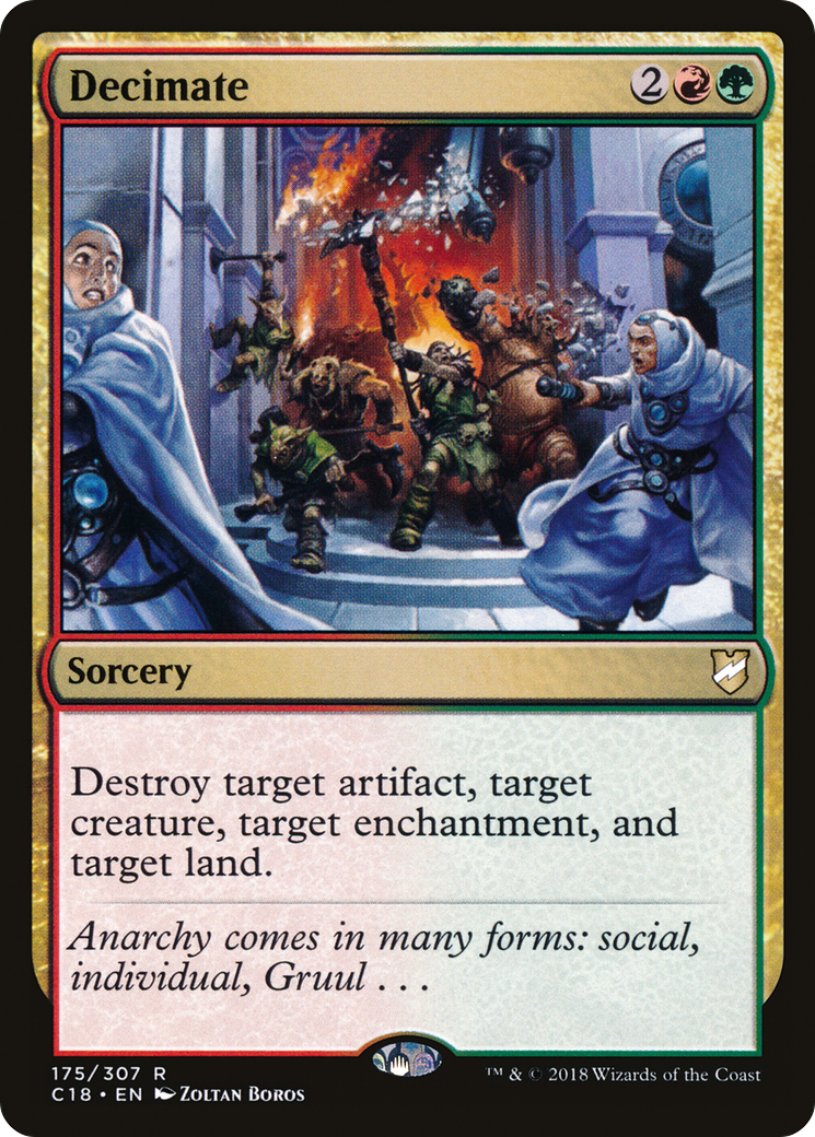 Decimate (C18-175) [Commander 2018] MTG Single Wizards of the Coast