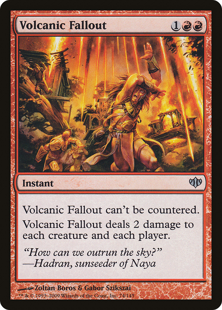 Volcanic Fallout (CON-074) [Conflux] MTG Single Wizards of the Coast