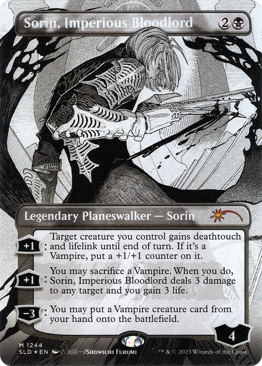 Sorin, Imperious Bloodlord (SLD-1244) [Secret Lair] Drop (Borderless) Foil MTG Single Wizards of the Coast