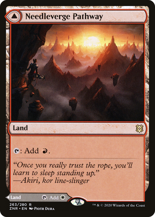 Needleverge Pathway (ZNR-263) [Zendikar Rising] MTG Single Wizards of the Coast