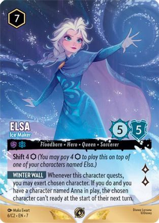 Elsa - Ice Maker (6) [Disney Lorcana Promo Cards] Lorcana Single Disney