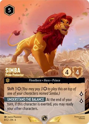 Simba - Pride Protector (8) [Disney Lorcana Promo Cards] Holofoil Lorcana Single Disney
