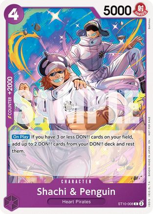Shachi & Penguin (Tournament Pack 2025 Vol. 4) (ST10-008) [One Piece Promotion Cards] One Piece Single Bandai