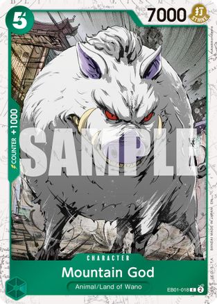 Mountain God (Pirate Foil) (EB01-018) [Premium Booster -The Best- Vol. 2] Foil One Piece Single Bandai