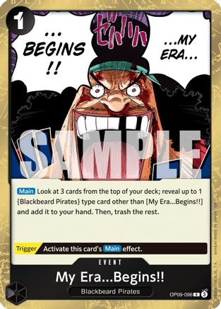 My Era...Begins!! (Reprint) (OP09-096) [Premium Booster -The Best- Vol. 2] Foil One Piece Single Bandai