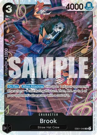 Brook - EB01-046 (Reprint) (EB01-046) [Premium Booster -The Best- Vol. 2] Foil One Piece Single Bandai