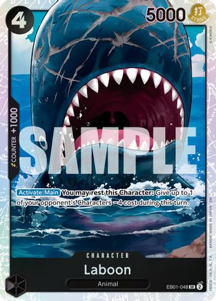 Laboon (Reprint) (EB01-048) [Premium Booster -The Best- Vol. 2] Foil One Piece Single Bandai