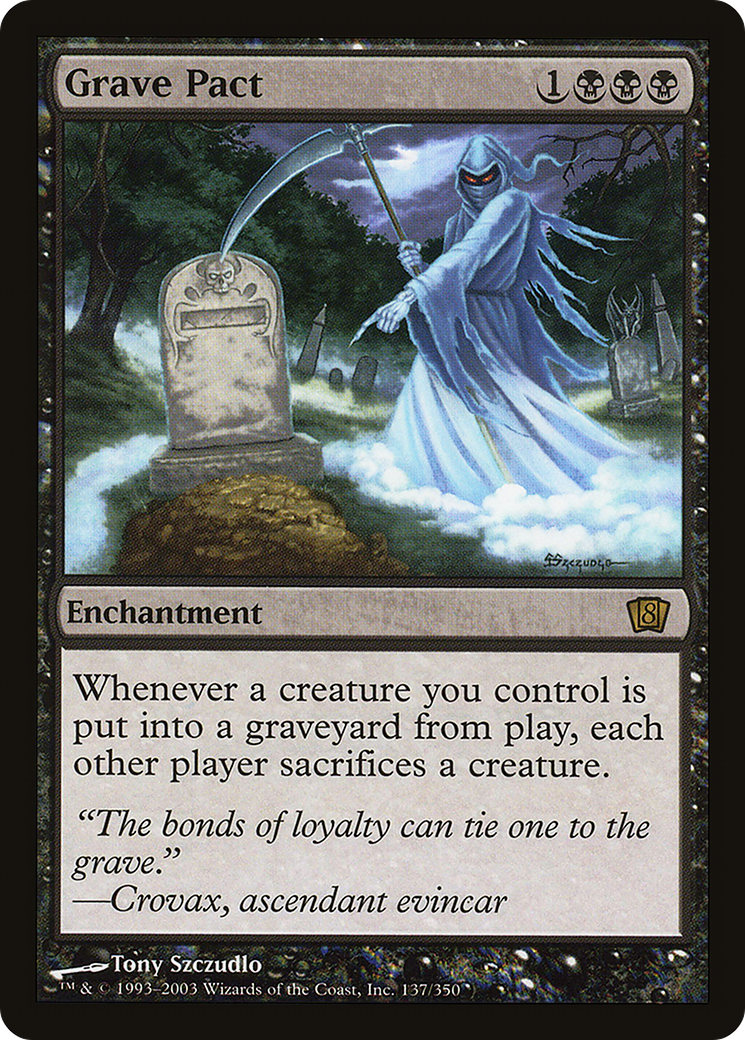 Grave Pact (8ED-137) [8th Edition] Foil MTG Single Wizards of the Coast