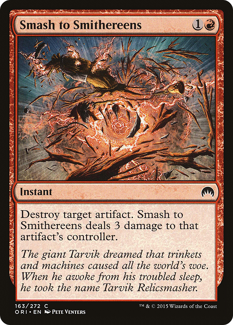 Smash to Smithereens (ORI-163) [Magic Origins] Foil MTG Single Wizards of the Coast