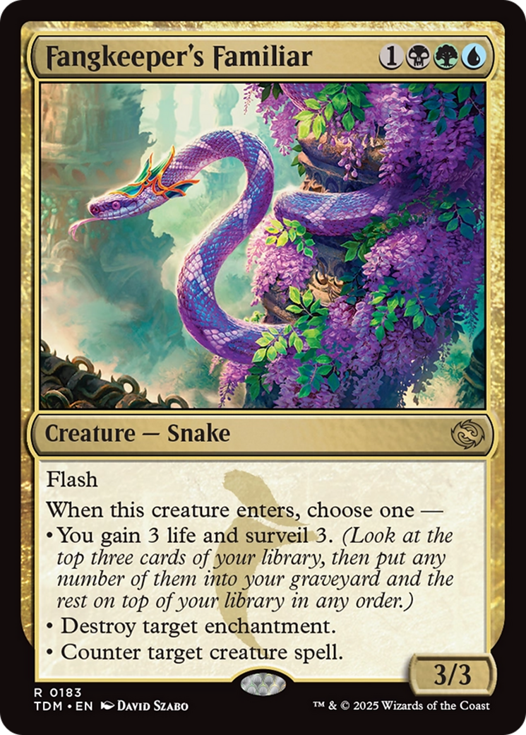 Fangkeeper's Familiar (TDM-183) [Tarkir: Dragonstorm] MTG Single Wizards of the Coast