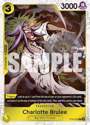 Charlotte Brulee (Pirate Foil) (ST20-003) [Premium Booster -The Best- Vol. 2] Foil One Piece Single Bandai
