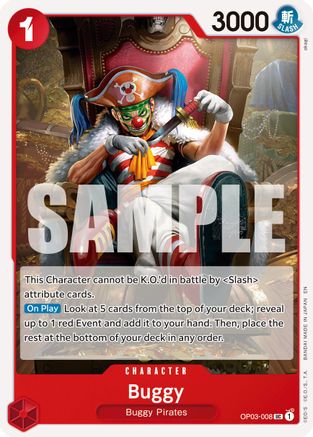 Buggy - OP03-008 (Reprint) (OP03-008) [Premium Booster -The Best- Vol. 2] One Piece Single Bandai