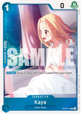 Kaya (Reprint) (OP03-044) [Premium Booster -The Best- Vol. 2] Foil One Piece Single Bandai