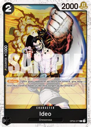 Ideo (Pirate Foil) (OP04-077) [Premium Booster -The Best- Vol. 2] Foil One Piece Single Bandai
