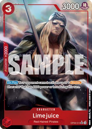 Limejuice (Alternate Art) (OP09-014) [Premium Booster -The Best- Vol. 2] Foil One Piece Single Bandai