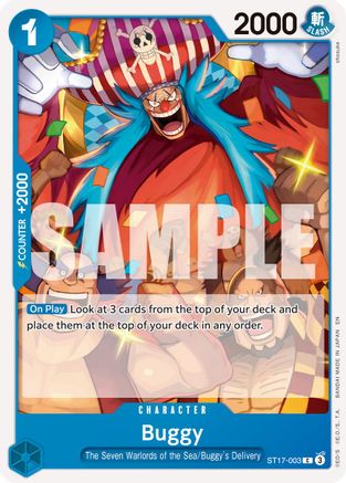 Buggy - ST17-003 (Reprint) (ST17-003) [Premium Booster -The Best- Vol. 2] One Piece Single Bandai