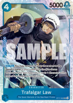 Trafalgar Law - ST17-002 (Reprint) (ST17-002) [Premium Booster -The Best- Vol. 2] Foil One Piece Single Bandai