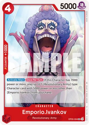 Emporio.Ivankov (Reprint) (OP05-004) [Premium Booster -The Best- Vol. 2] One Piece Single Bandai