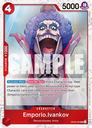Emporio.Ivankov (Pirate Foil) (OP05-004) [Premium Booster -The Best- Vol. 2] Foil One Piece Single Bandai