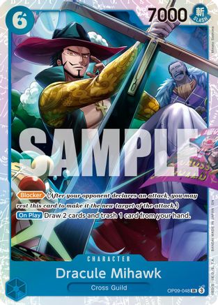 Dracule Mihawk - OP09-048 (Reprint) (OP09-048) [Premium Booster -The Best- Vol. 2] Foil One Piece Single Bandai